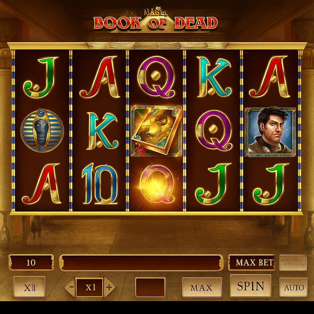Spinsy - Book of Dead Slot Game by Play'n GO