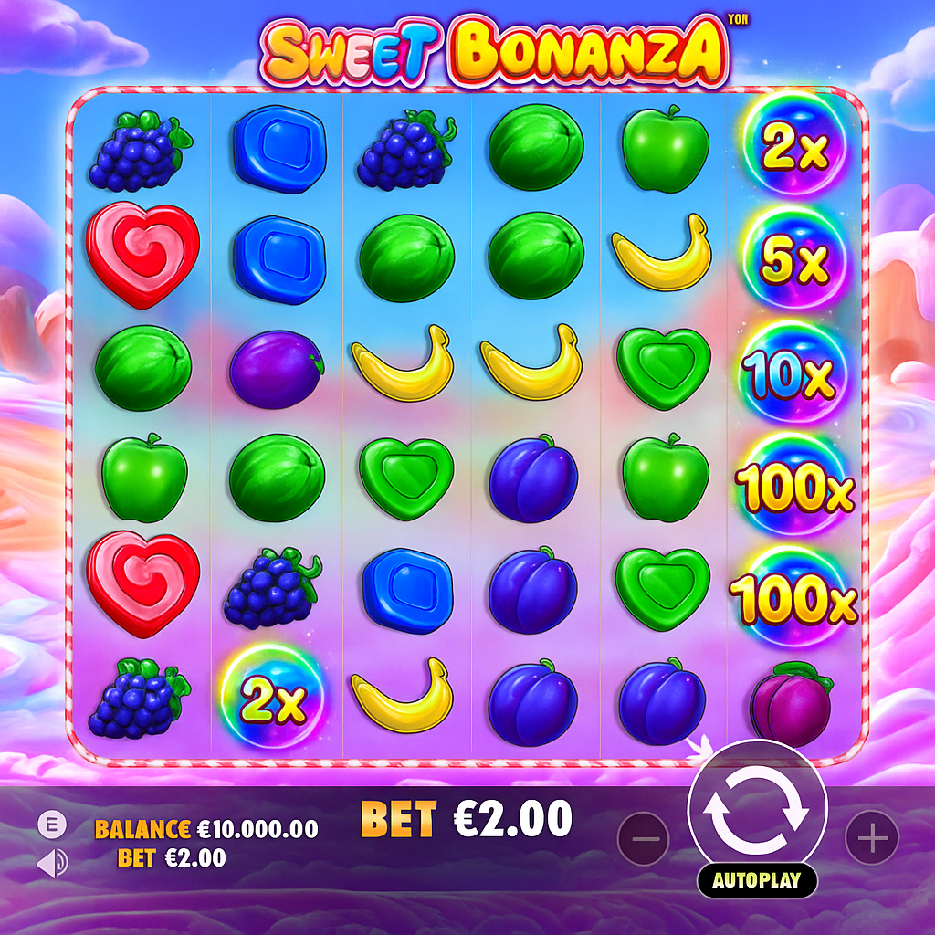 Machine à sous Sweet Bonanza sur Spinsy Casino